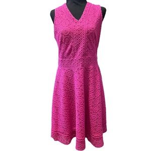 Charter Club Women's Lace Fit Flare Dress
